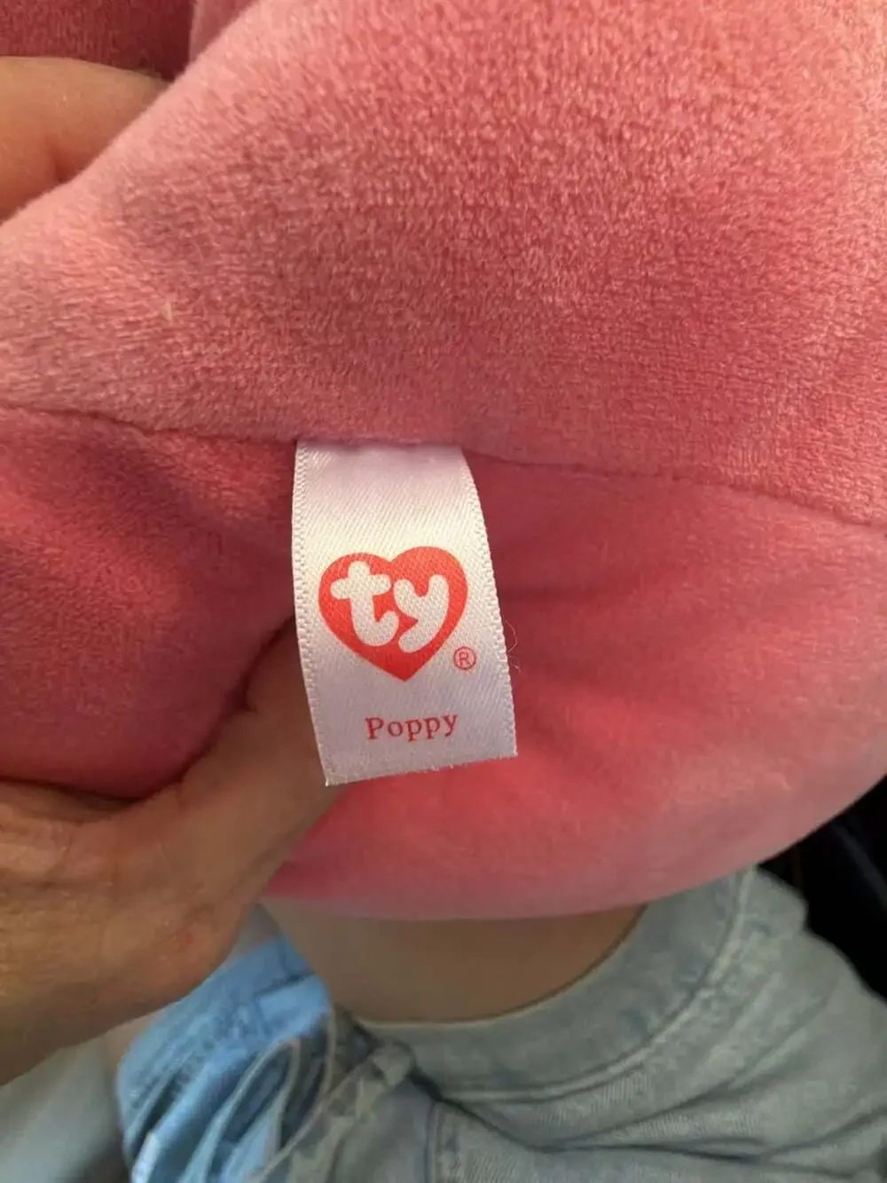 Ty Squishy Beanies Poppy the Pink Koala‎ Squish-a-Boo Plush